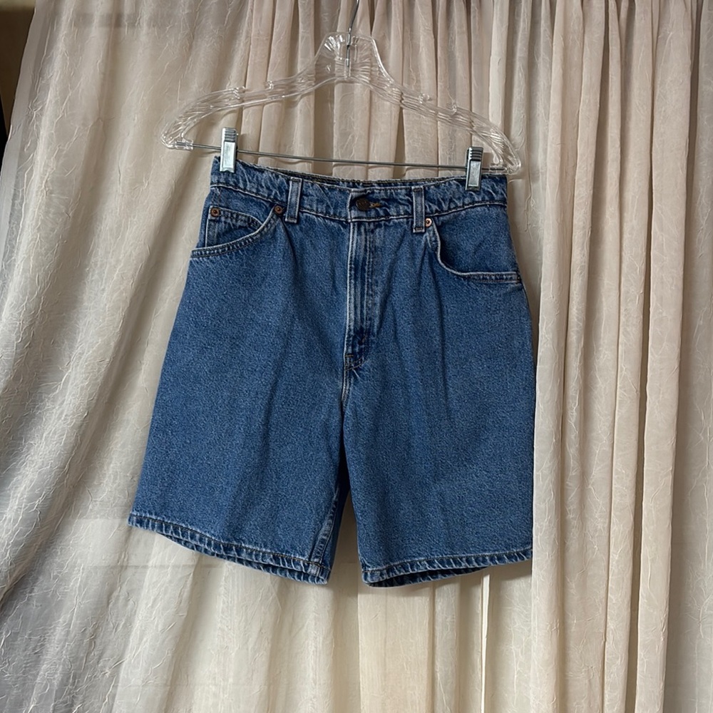 Vintage Levi's 951 Relaxed Blue Denim Jean Shorts Size 8
